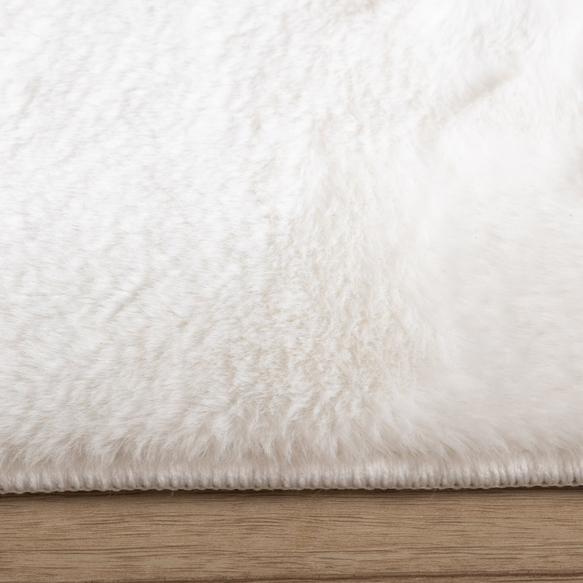 Soft low-pile Runner - Cosy White
