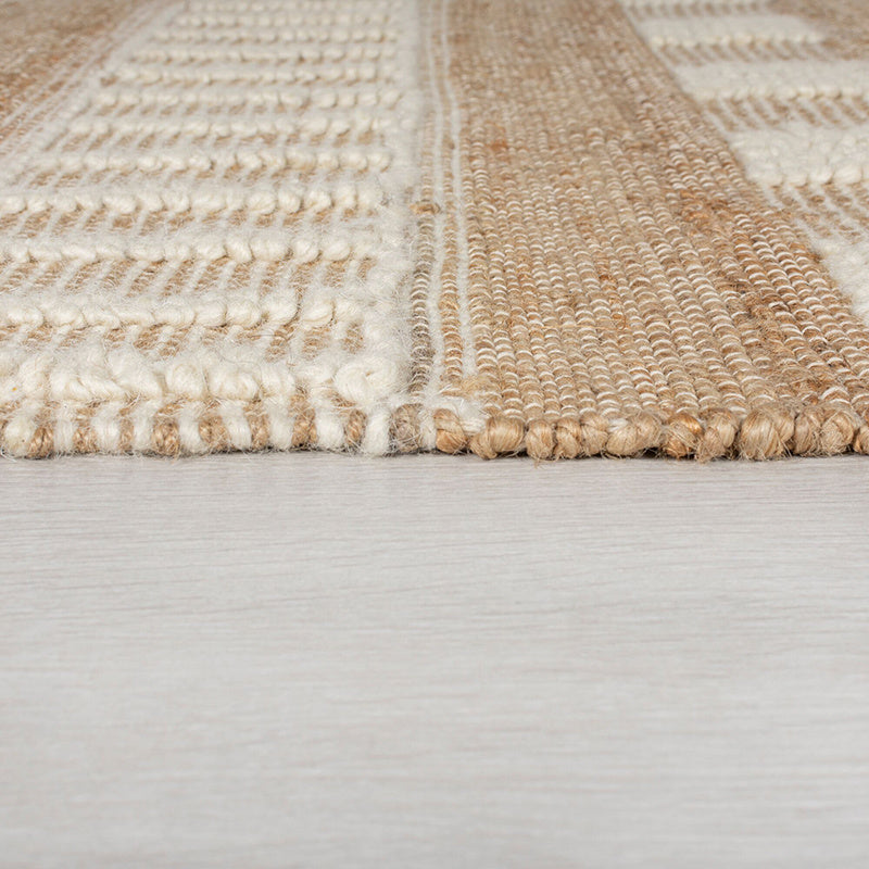 Jute floor rug - Jubio Medina Natural/Cream