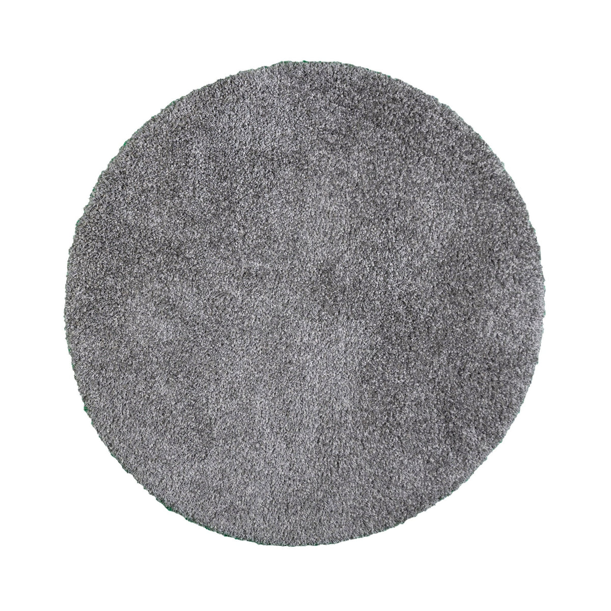 Round high-pile rug - Yves Grey