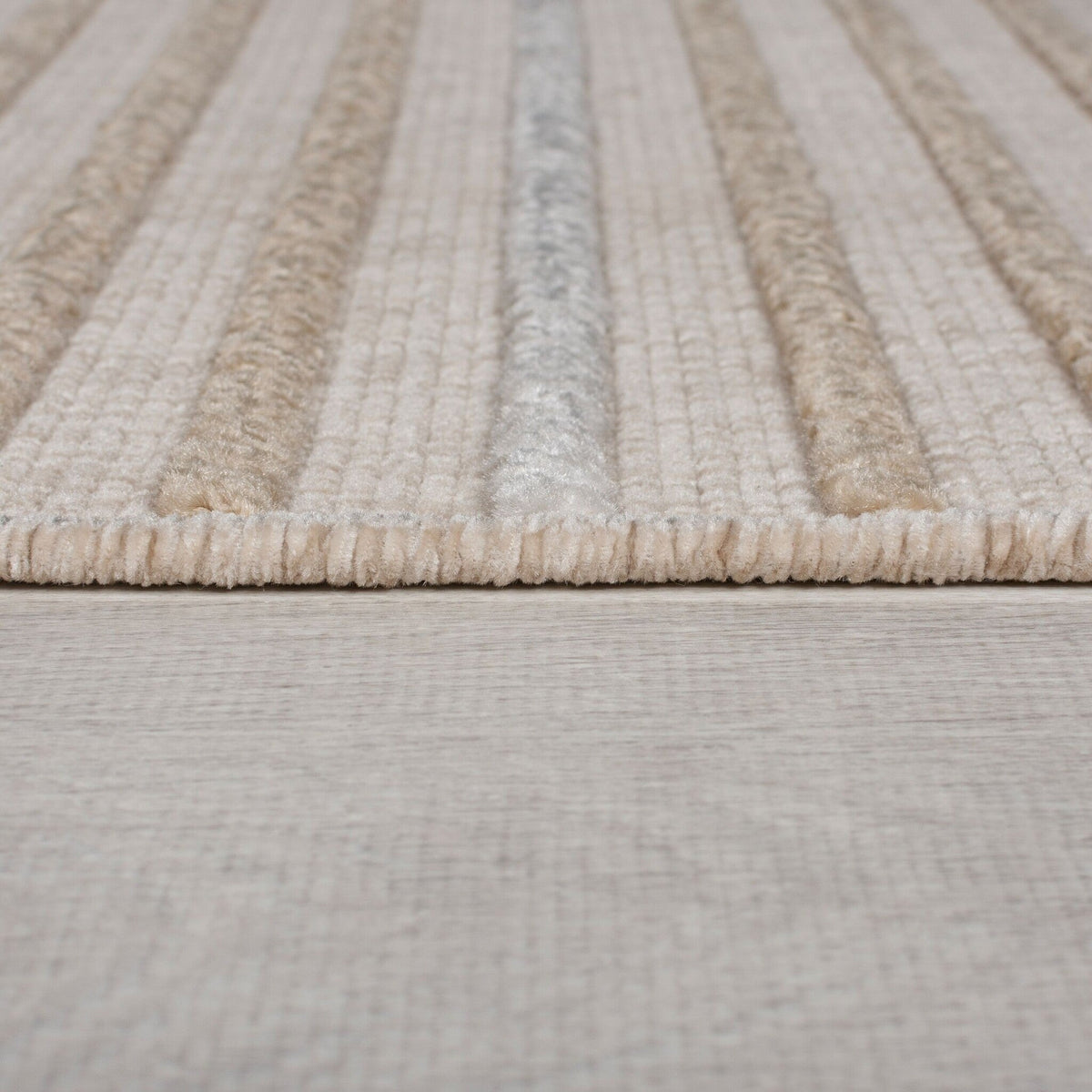 Washable floor rug - Elto Stripe Beige
