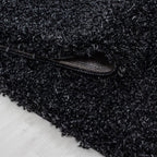 High-Pile Floor Rug - Life Anthracite