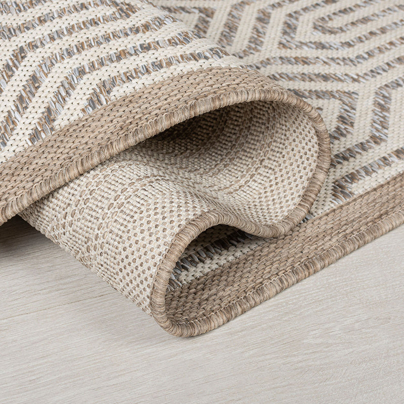 Modern balcony rug - Liparo Bellizi Grey