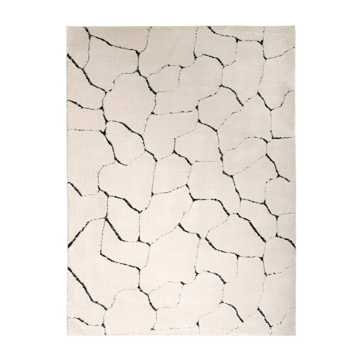 Scandinavian Rug - Yune Stone Cream/Black