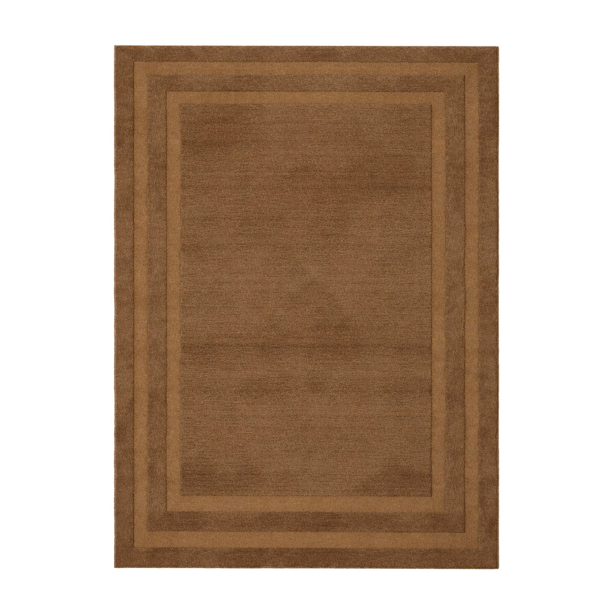 Wool rug - Judith Border Brown