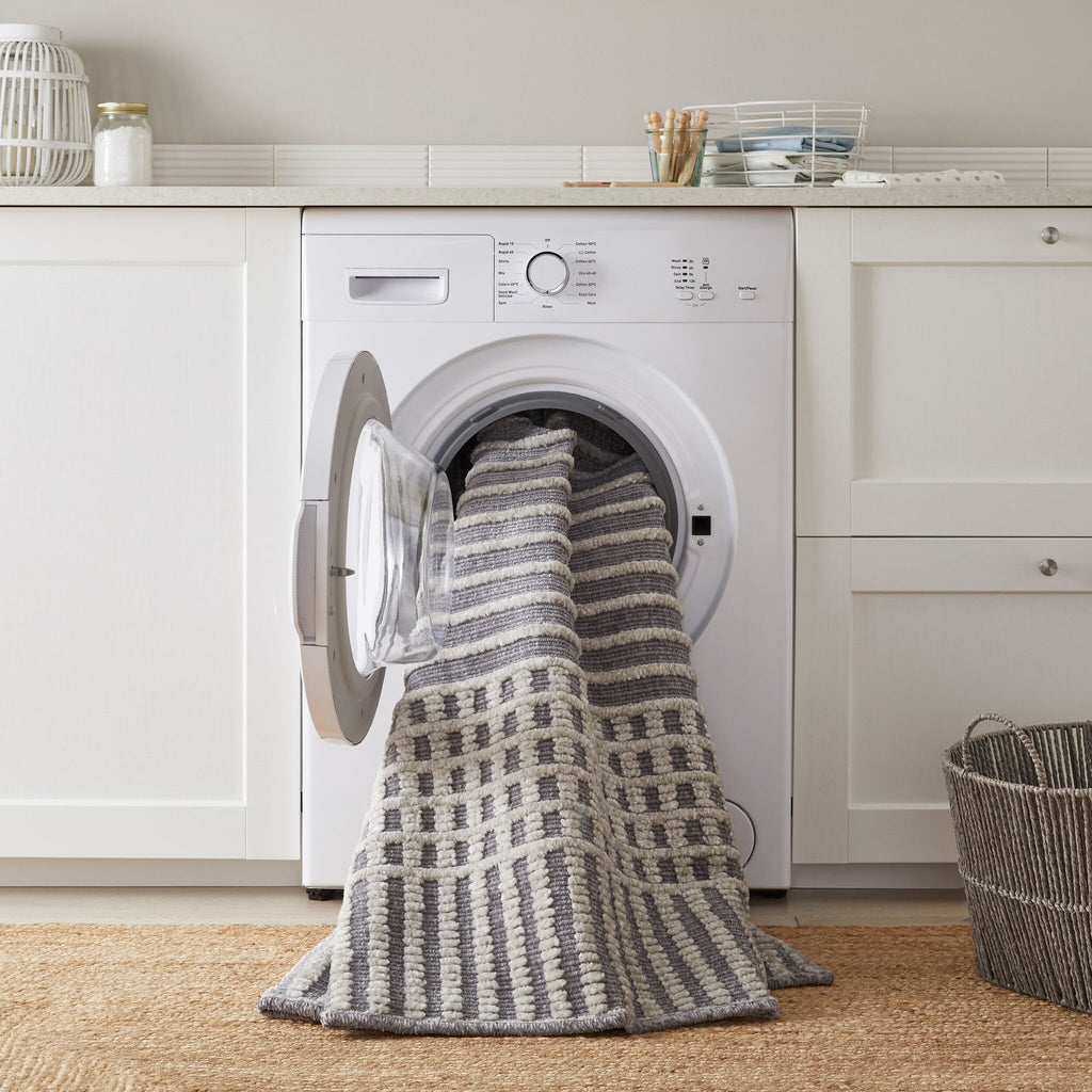 Washable runner - Elto Stripe Grey