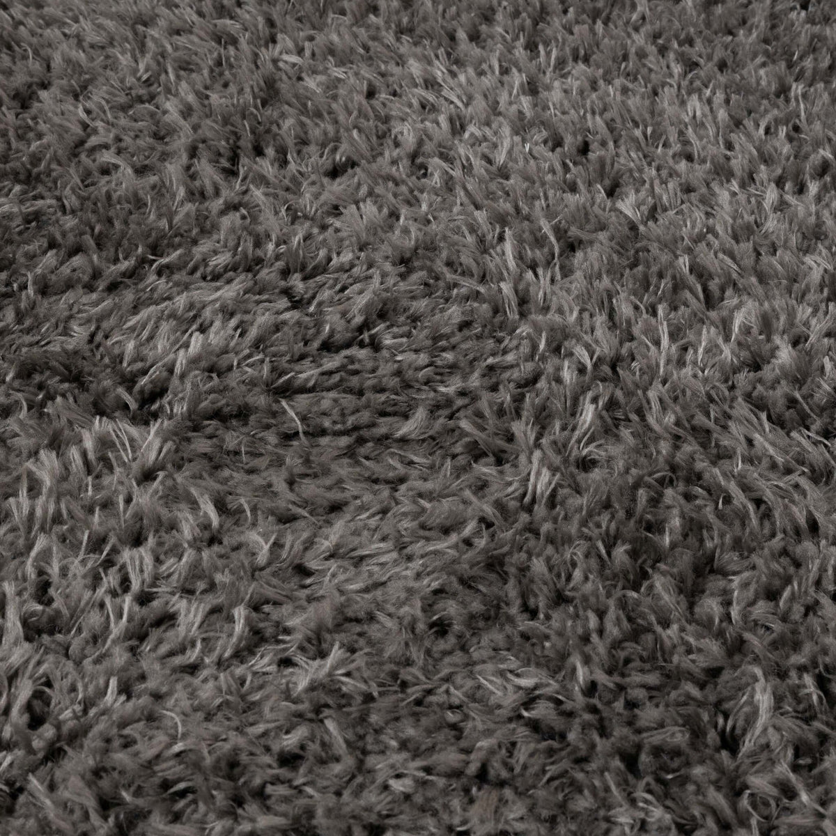 Round Shaggy Rug - Blaze Grey