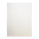 Soft High Pile Rug - Carvy Curves Cream