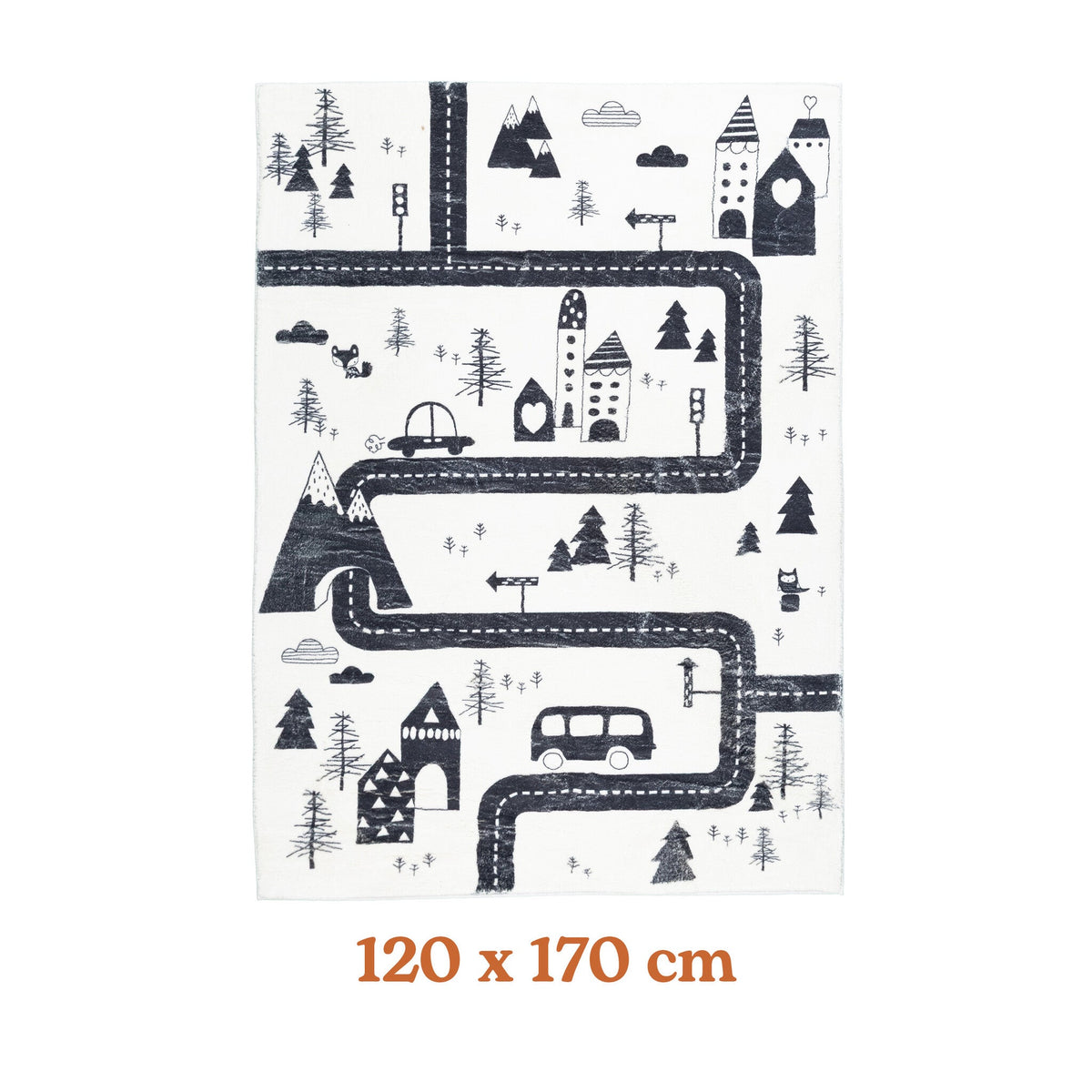 Kids Car Rug - Dex Trail Black