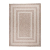 In- & Outdoor Rug – Sierra Frame Beige/Cream