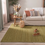 Jute Rug - Fair Green