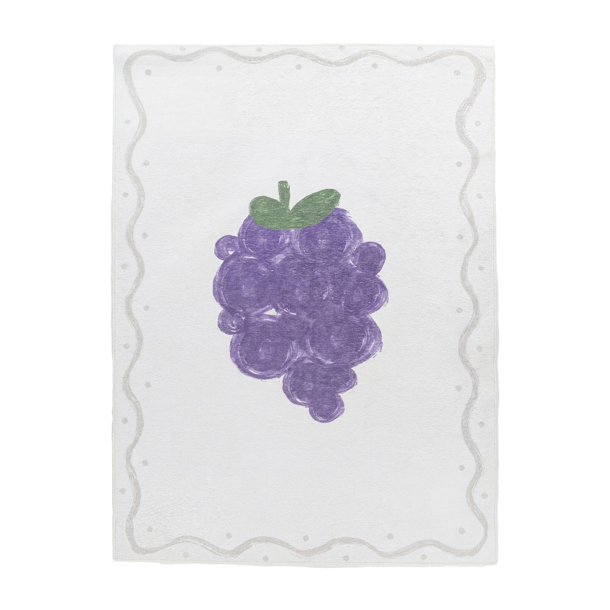 Waschbarer Kinderteppich - Mick Druif Purple