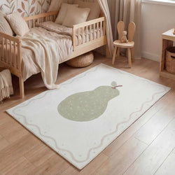 Waschbarer Kinderteppich - Mick Peer Green