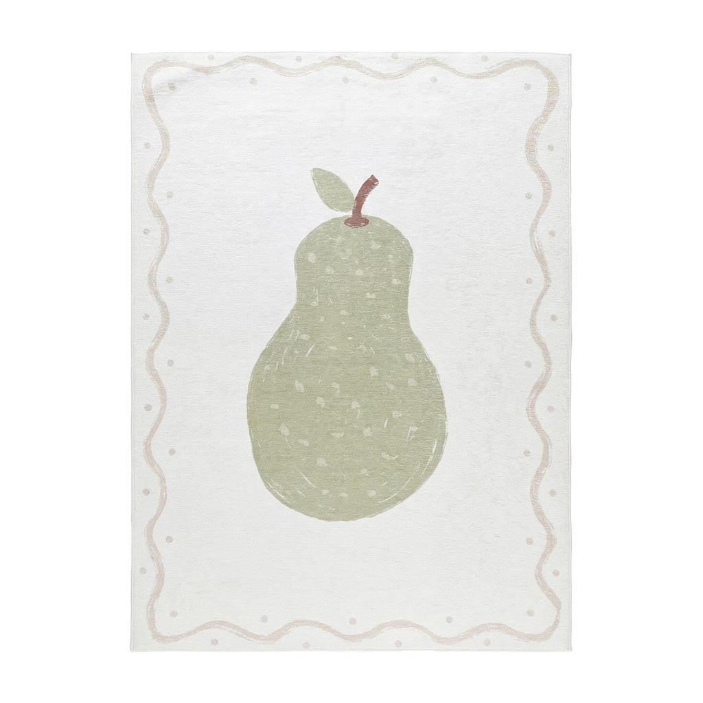 Waschbarer Kinderteppich - Mick Peer Green