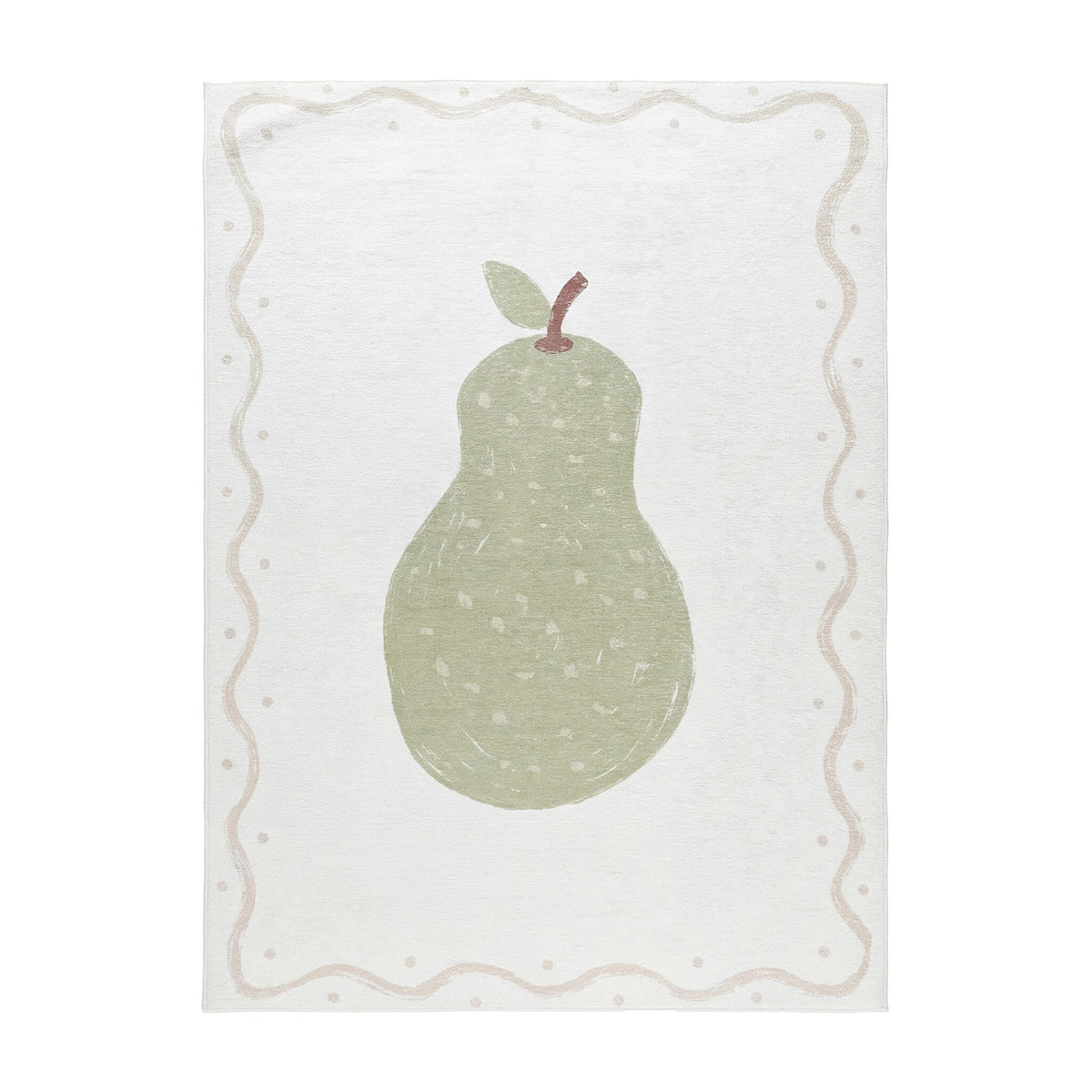 Waschbarer Kinderteppich - Mick Peer Green