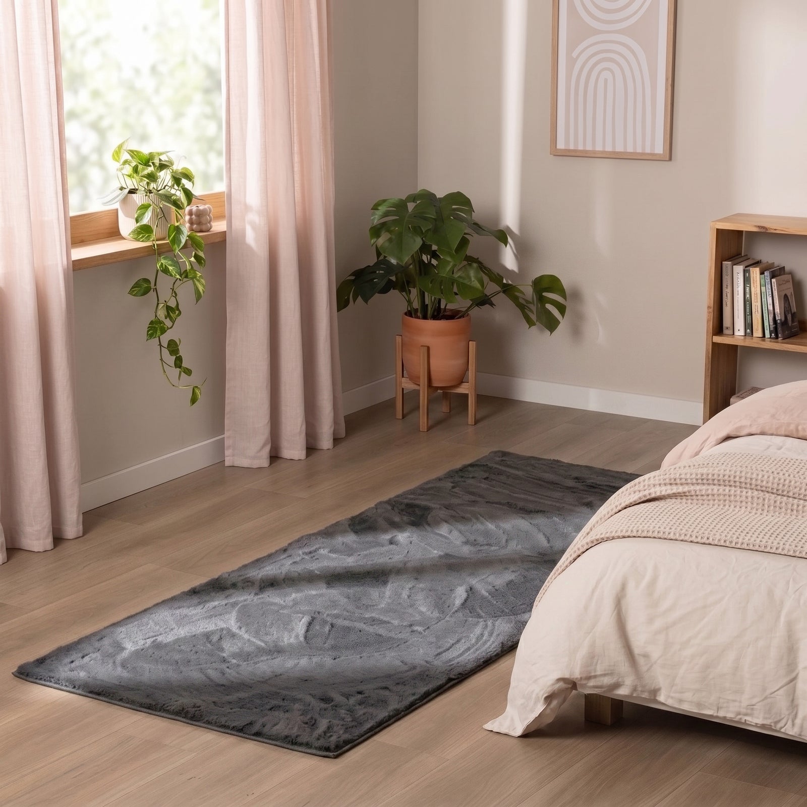 Soft low-pile Runner - Cosy Anthracite