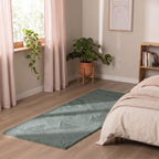 Soft Low-Pile Runner - Cozy Green