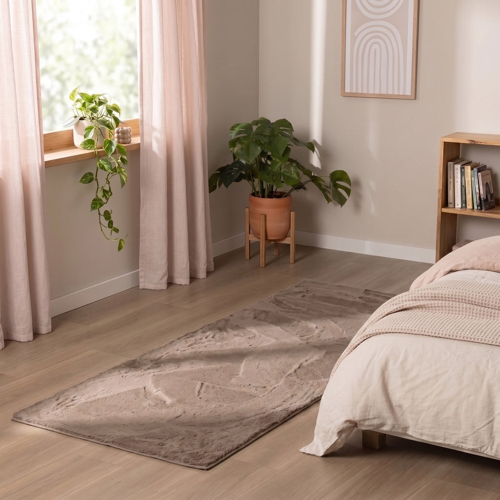 Soft low-pile Runner - Cosy Taupe