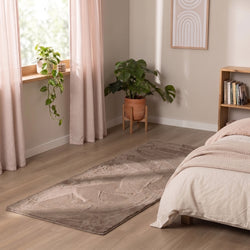 Soft low-pile Runner - Cosy Taupe