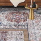 Teppich Vintage - Azara Hellblau