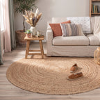 Jute Teppich Rund - Fair Natur