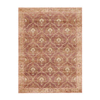 Teppich Vintage - Sage Grid Terracotta
