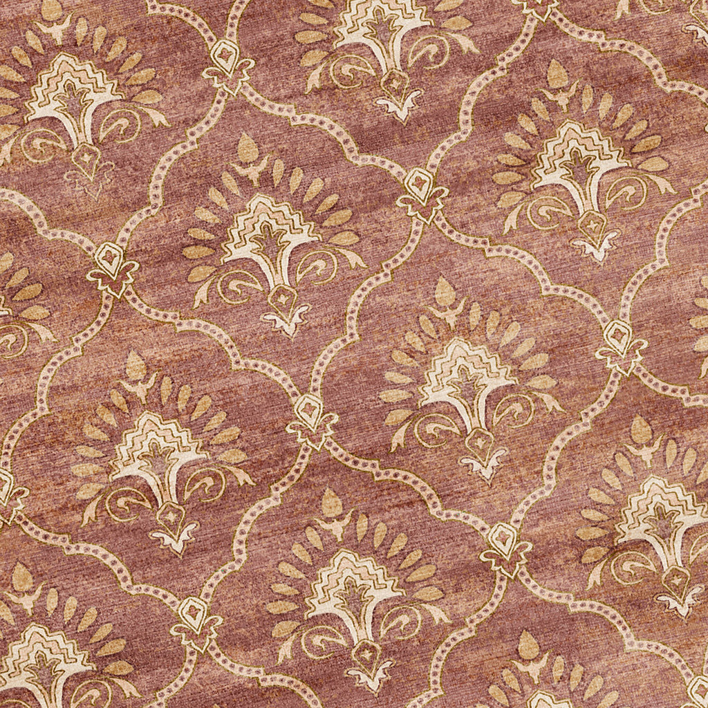 Teppich Vintage - Sage Grid Terracotta