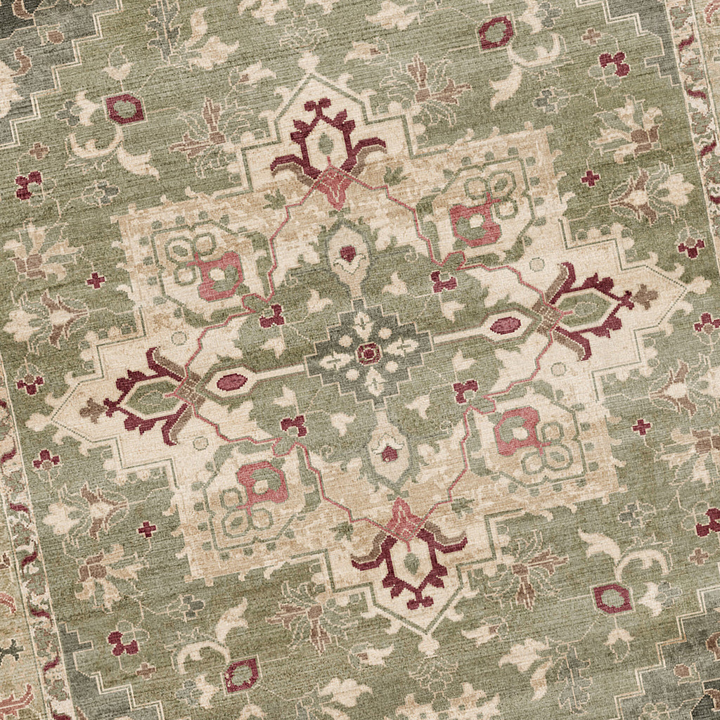 Teppich Vintage - Sage Medaillion Grün