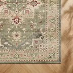 Teppich Vintage - Sage Medaillion Grün