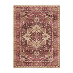 Vintage-Teppich - Sage Medallion Red