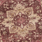 Vintage-Teppich - Sage Medallion Red