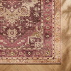 Vintage-Teppich - Sage Medallion Red