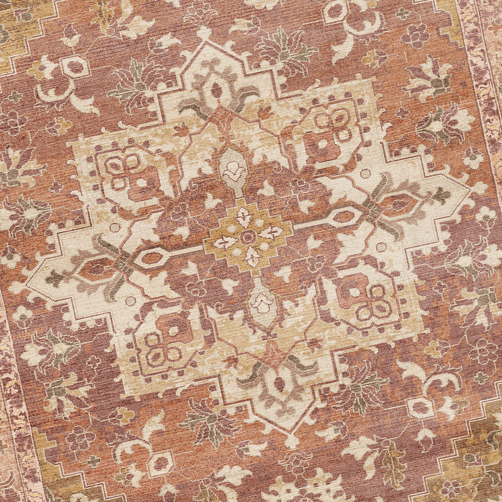 Teppich Vintage - Sage Medaillion Terracotta