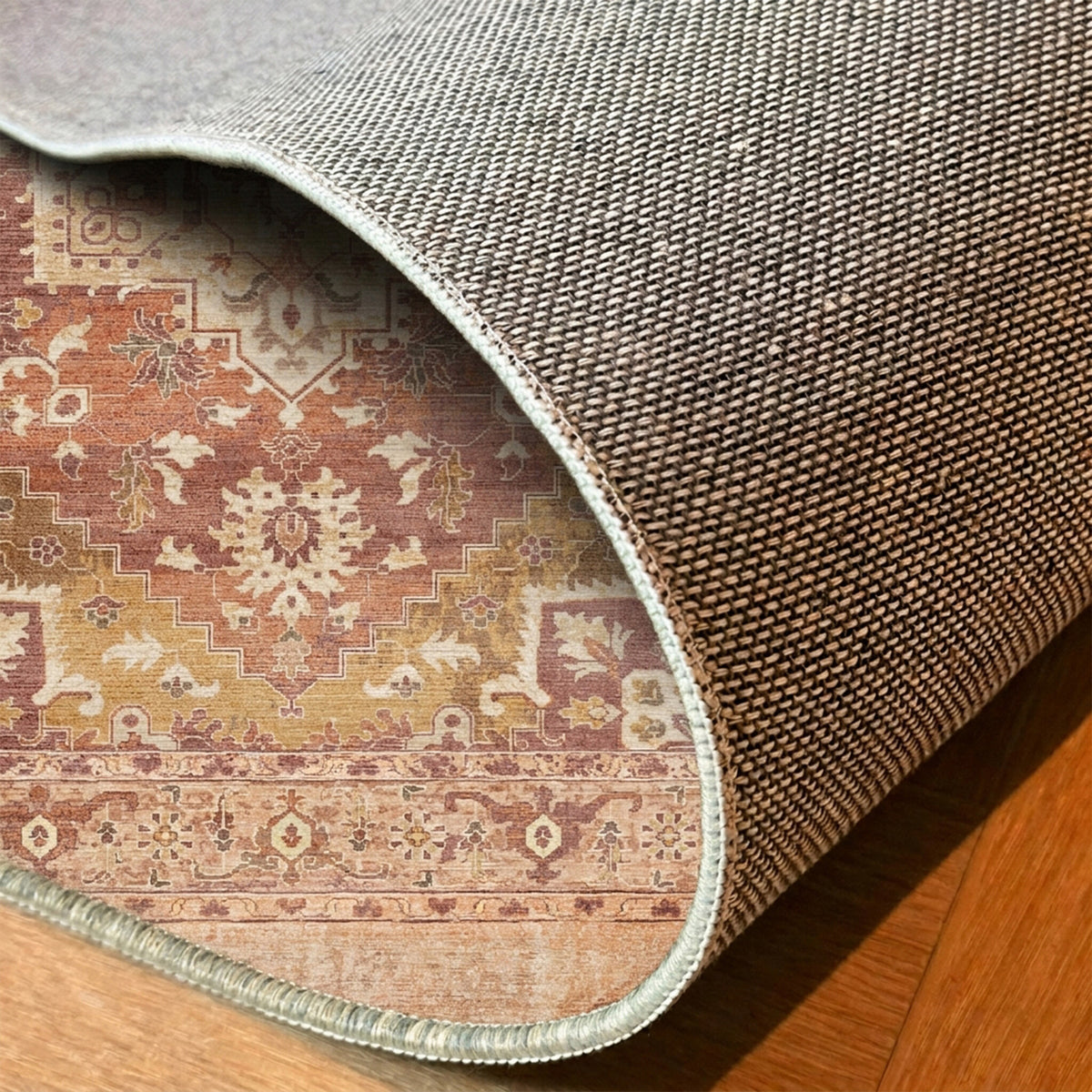 Teppich Vintage - Sage Medaillion Terracotta