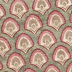 Vintage rug - Sage Pattern Green