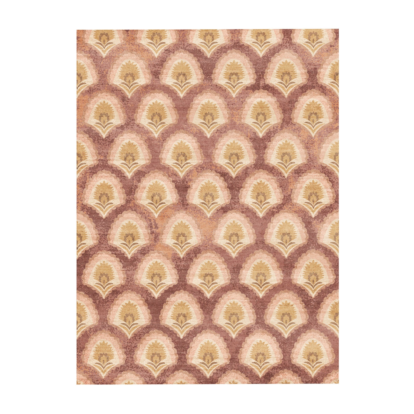 Teppich Vintage - Sage Pattern Terracotta