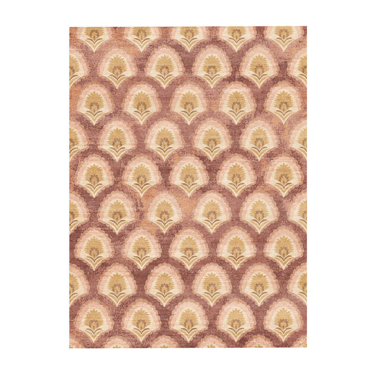 Teppich Vintage - Sage Pattern Terracotta