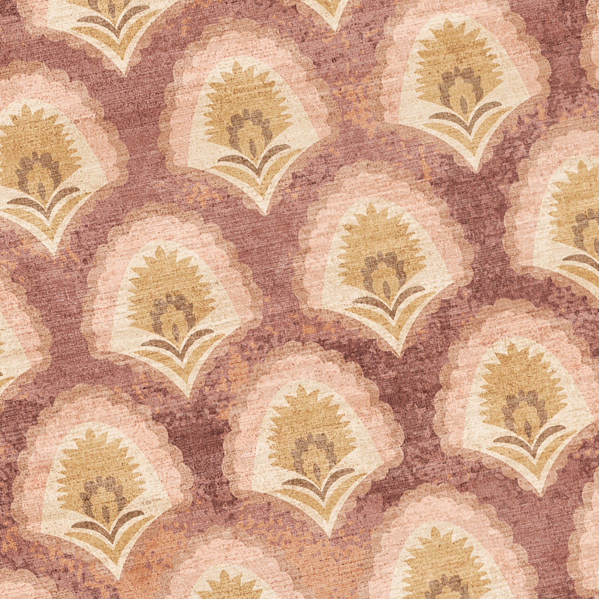Teppich Vintage - Sage Pattern Terracotta