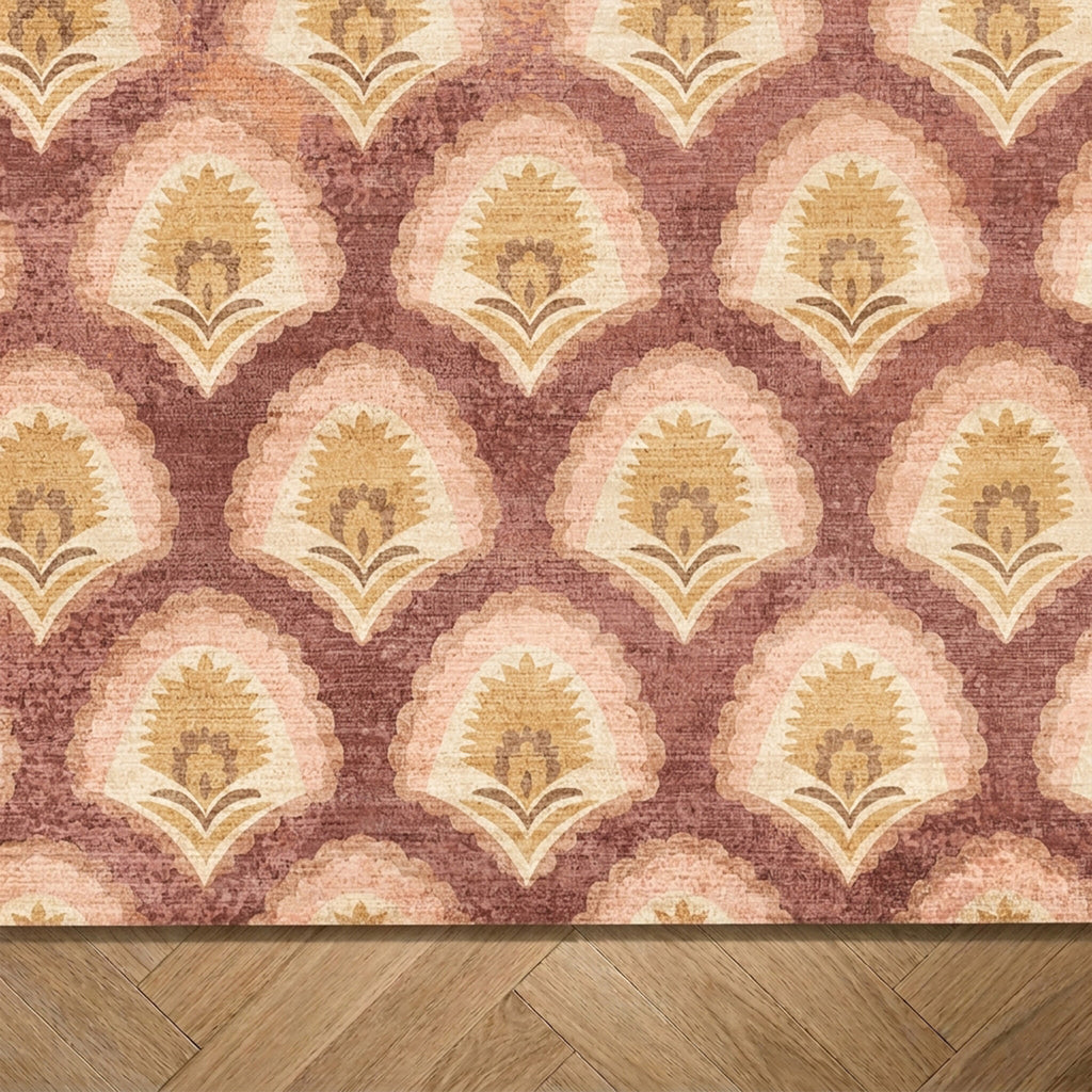 Teppich Vintage - Sage Pattern Terracotta
