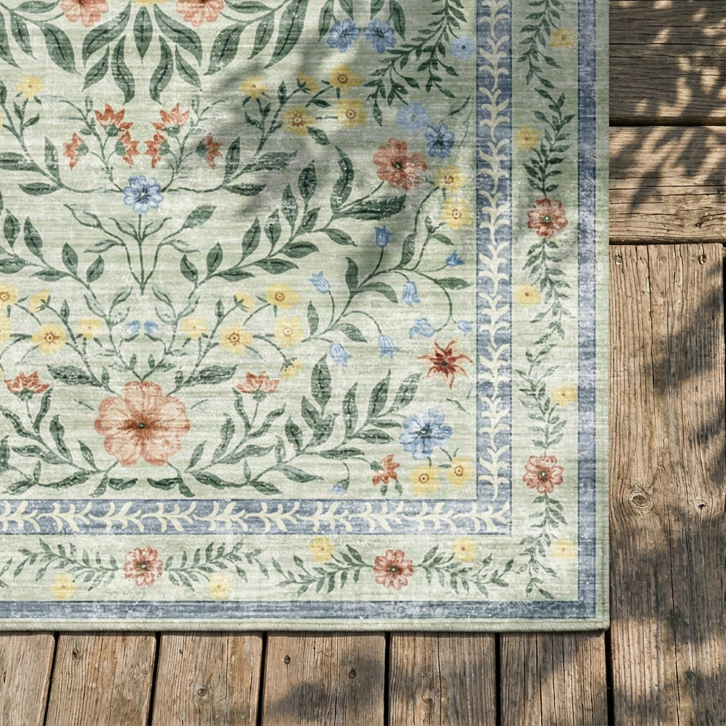 Vintage Gartenteppich - Luana Dunkelgrün