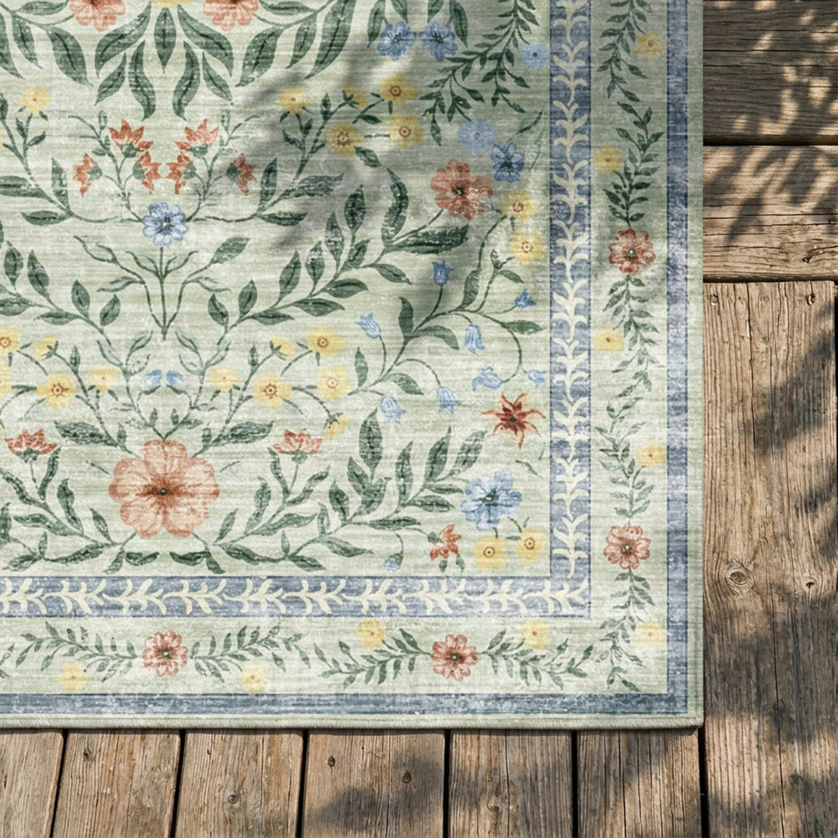 Vintage Gartenteppich - Luana Dunkelgrün