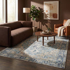 Teppich Vintage - Lugan Hellblau