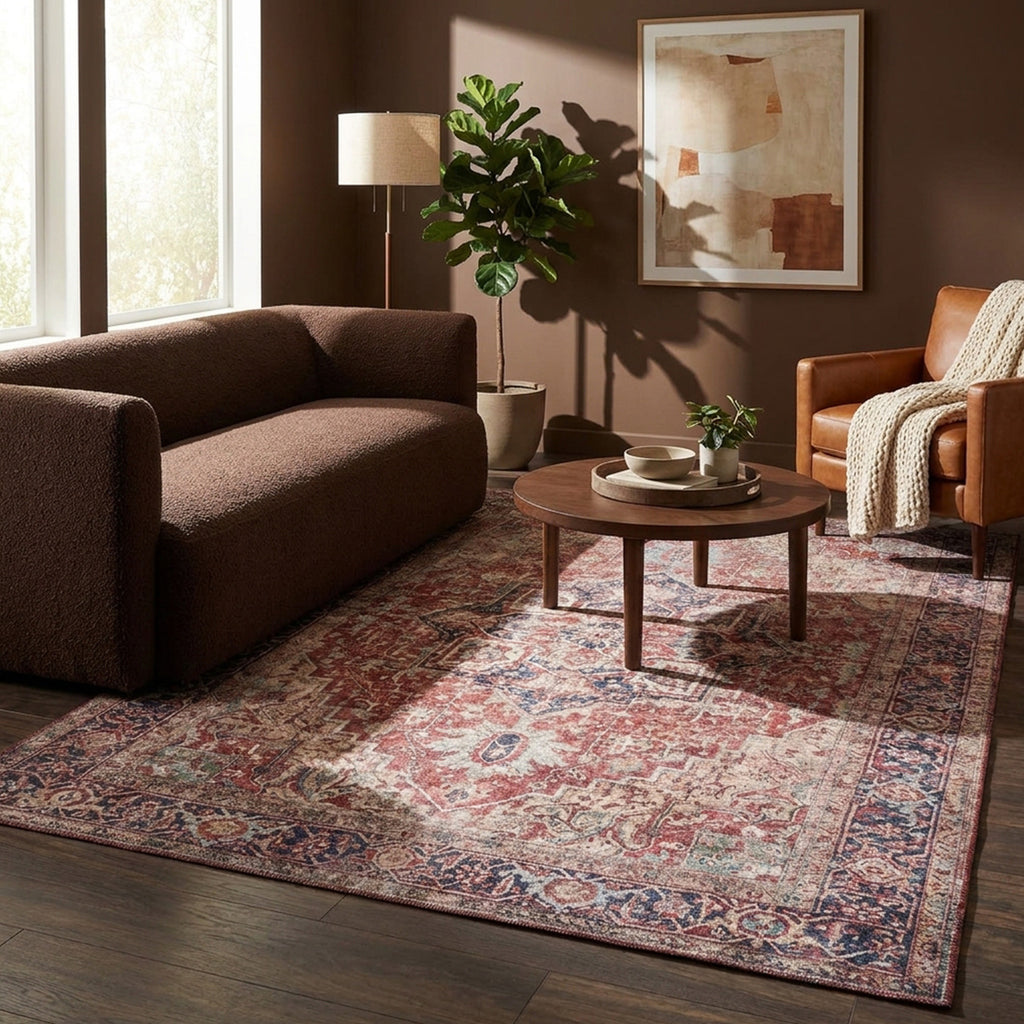 Vintage Rug - Lugan Red