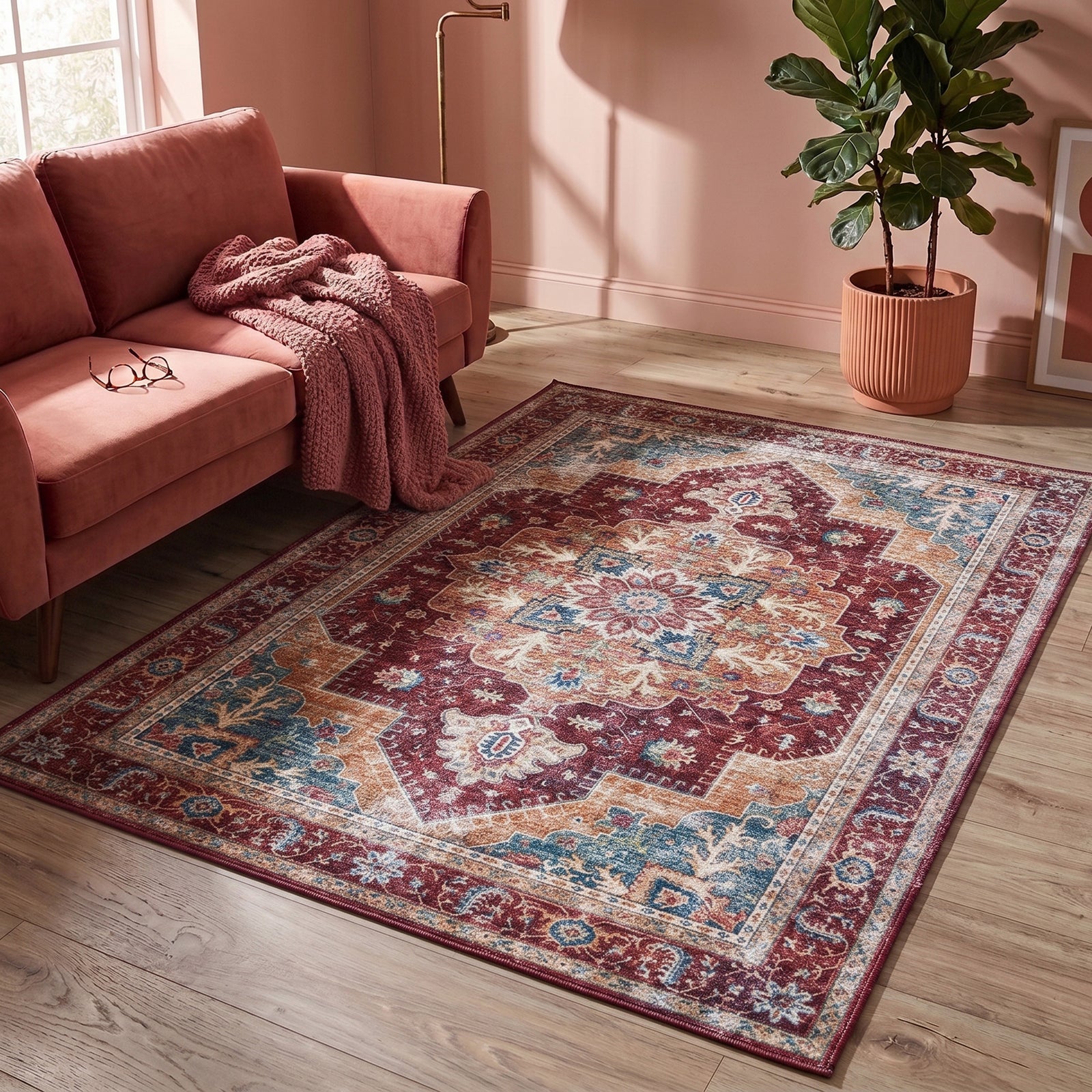 Vintage Rug - Azara Red