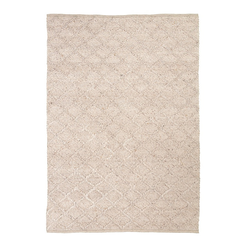 Wollteppich - Knit Beige