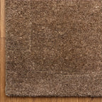 Wollteppich - Isara Border Braun