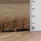 Wollteppich - Isara Border Braun