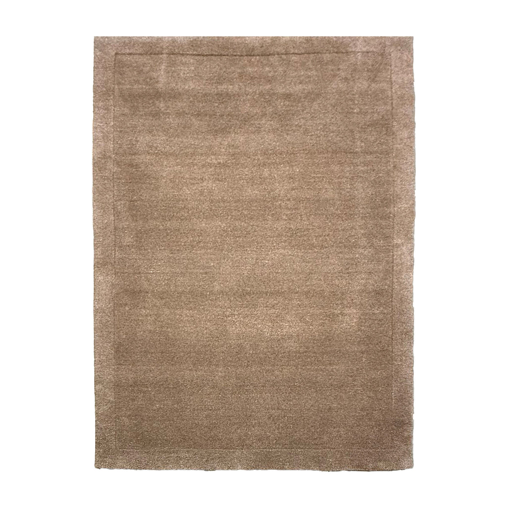 Wollteppich - Isara Border Braun