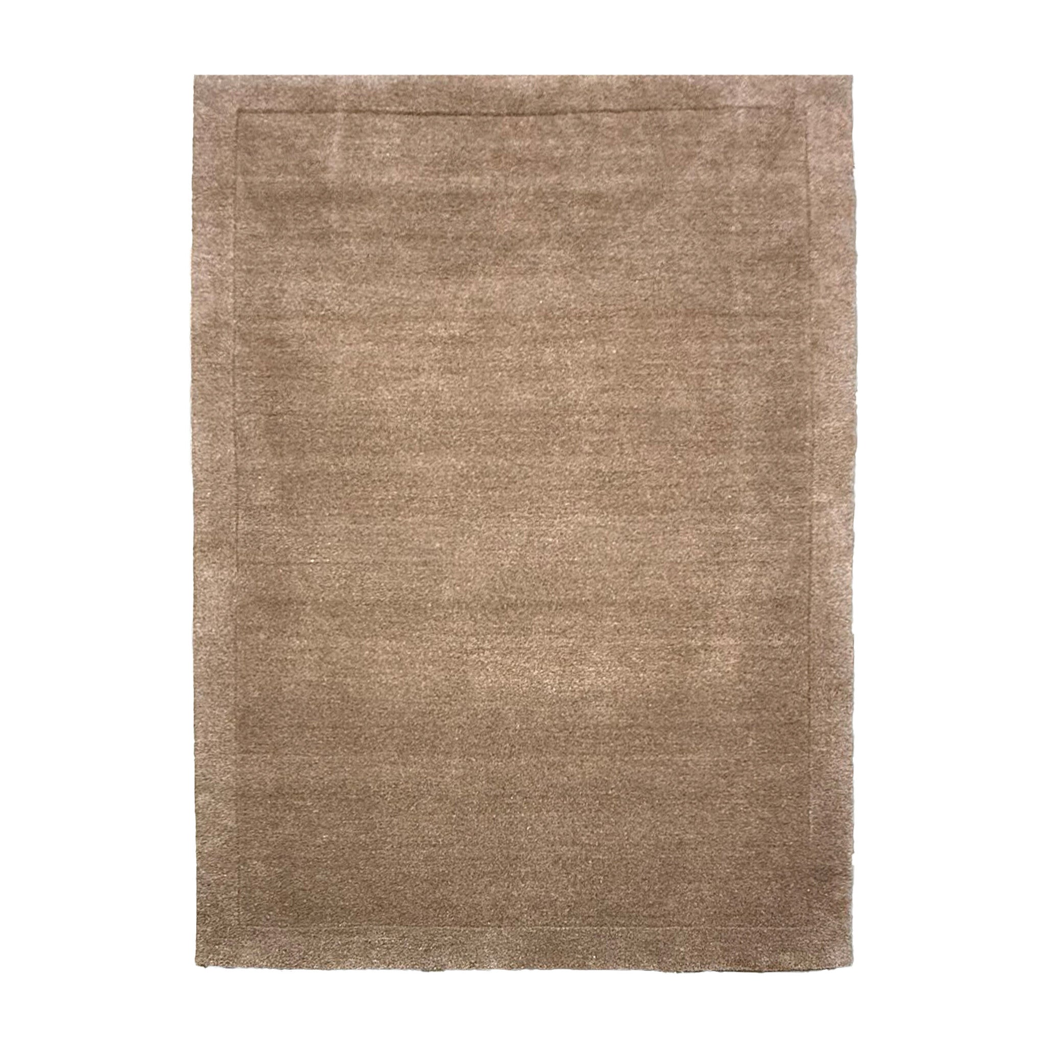 Wollteppich - Isara Border Braun