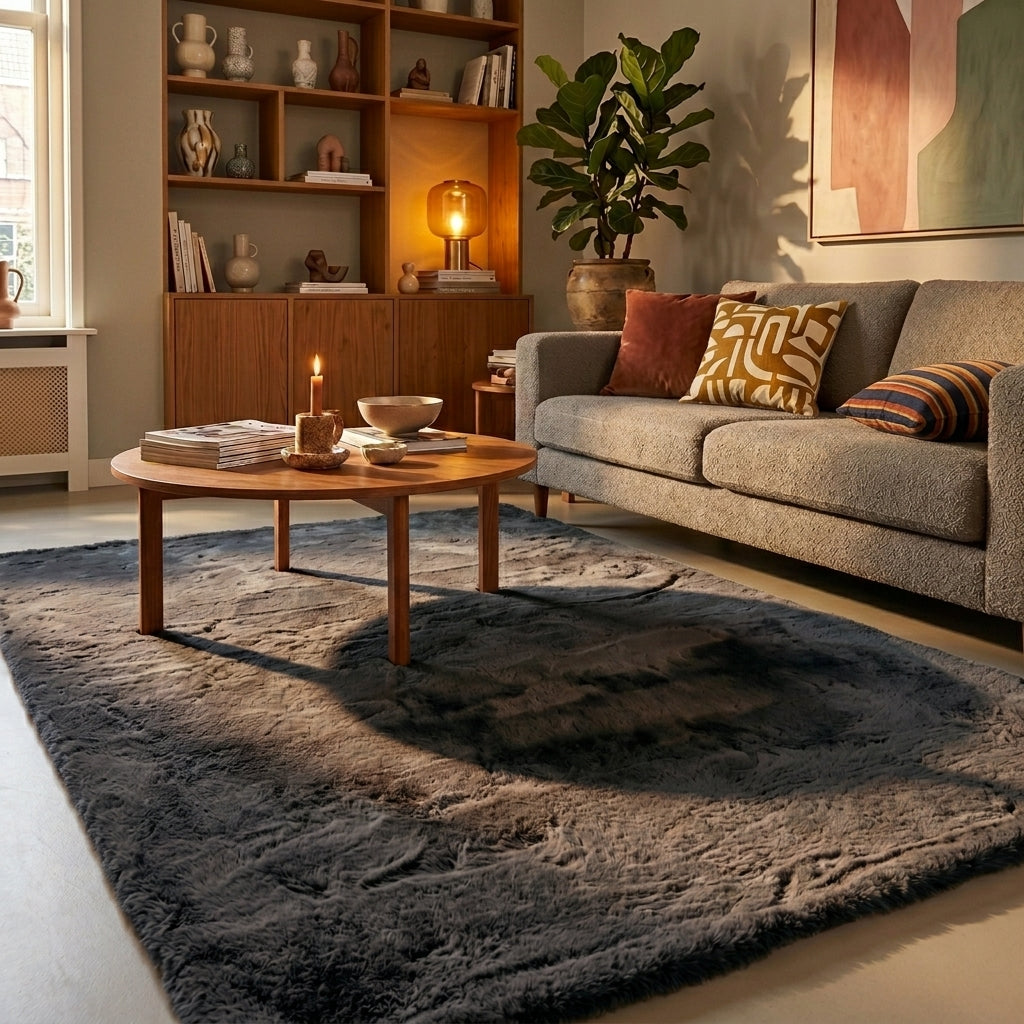 Soft High Pile Rug - Comfy Supreme Anthracite