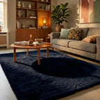 Soft High Pile Rug - Comfy Supreme Dark Blue